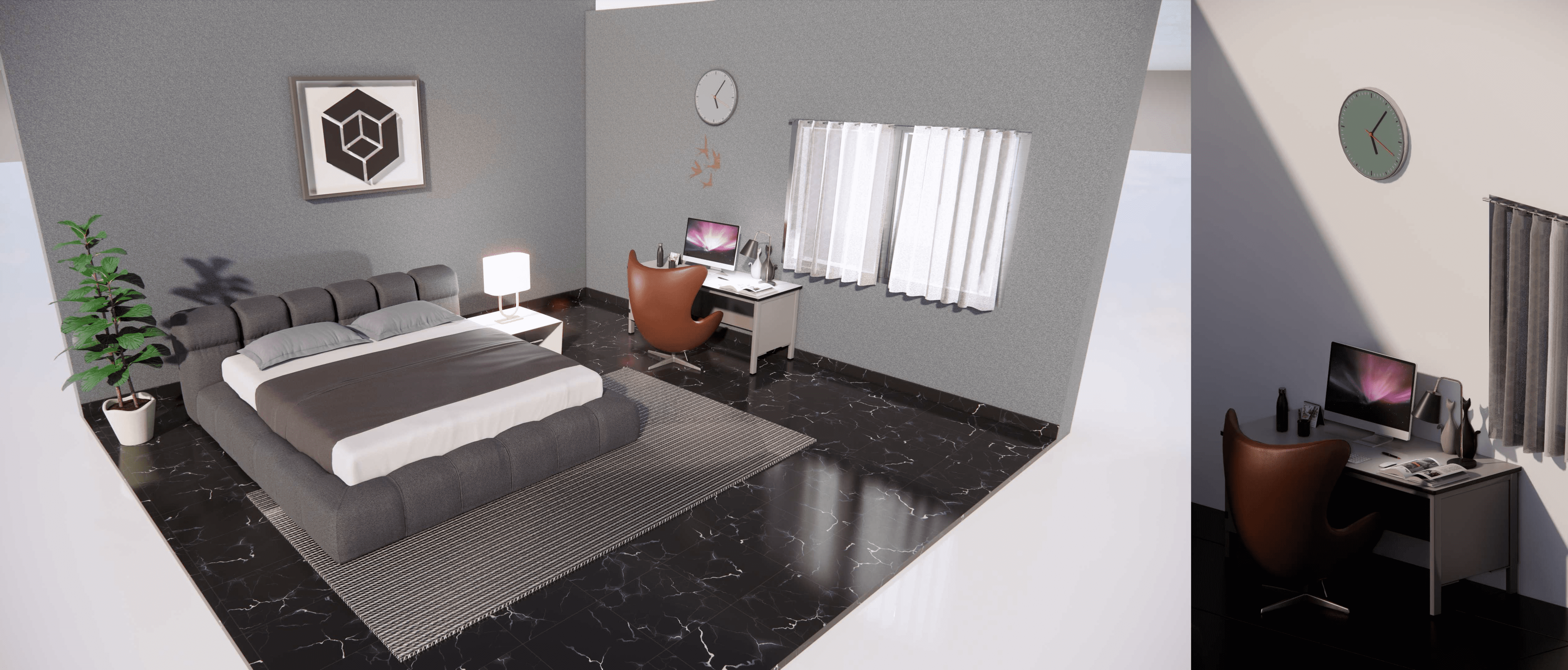 virtual model bed